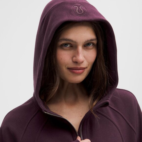 Scuba Oversized Half-Zip Hoodie Long - Picture 9 of 9